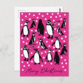 北極動物コレクション – ペンギン ポストカード (正面/裏面)