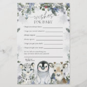 北極動物冬のオーネダーランドがベビーを願う (正面)