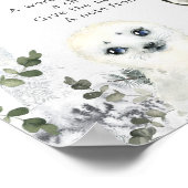 北極動物冬季オーネダーランド深夜おむつ ポスター (角)