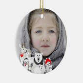 北極動物 セラミックオーナメント (右)