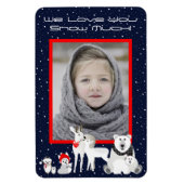 北極動物 マグネット (縦)