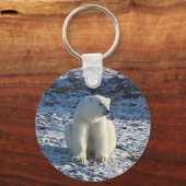 北極北極熊 キーホルダー (正面)