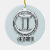北極双子座 セラミックオーナメント (正面)