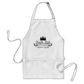 北極商社クリスマスロゴ スタンダードエプロン (正面)