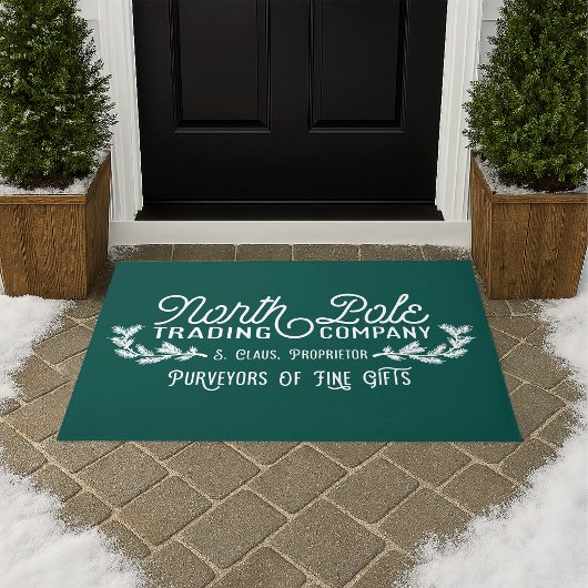 北極商社ヴィンテージクリスマス ドアマット