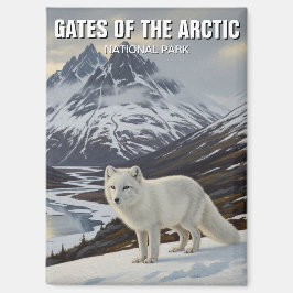 北極国立公園のアラスカ門 マグネット