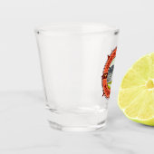 北極国立公園のゲートレトロコンパス ショットグラス (左)