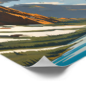 北極国立公園のゲートヴィンテージ ポスター (角)