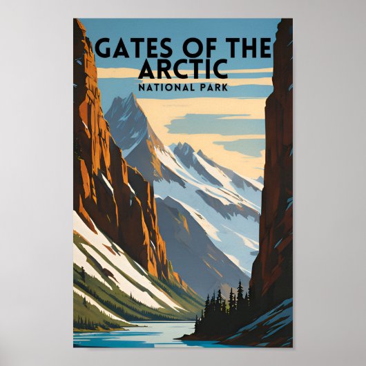 北極国立公園のゲートヴィンテージ ポスター (正面)