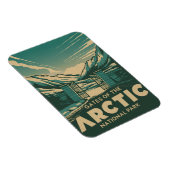 北極国立公園のゲートヴィンテージ マグネット (右側)