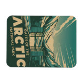 北極国立公園のゲートヴィンテージ マグネット (横)