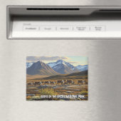 北極国立公園の門のカリブー マグネット (インサイチュ (食洗機))