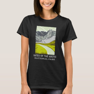 北極国立公園の門キャンピングハイキングO Tシャツ