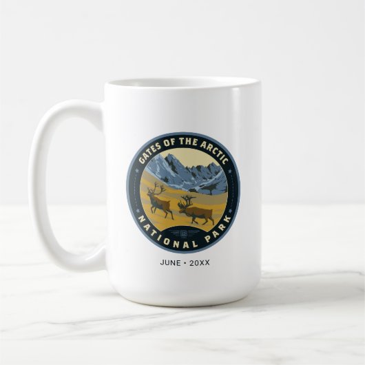 北極国立公園の門 コーヒーマグカップ (左)