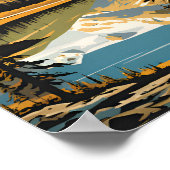 北極国立公園の門 ポスター (角)