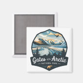 北極国立公園の門 マグネット (正面/裏面)