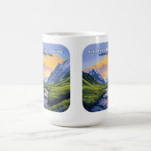北極国立公園アラスカのゲートヴィンテージ コーヒーマグカップ (中央)