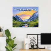 北極国立公園アラスカのゲートヴィンテージ ポスター (ホームオフィス)