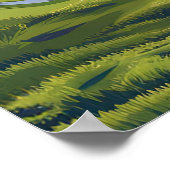 北極国立公園アラスカのゲートヴィンテージ ポスター (角)