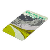 北極国立公園アラスカのゲートヴィンテージ マグネット (左側)