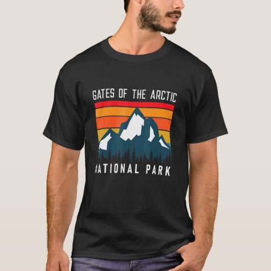 北極国立公園ハイキング休暇のゲイツ Tシャツ (正面)