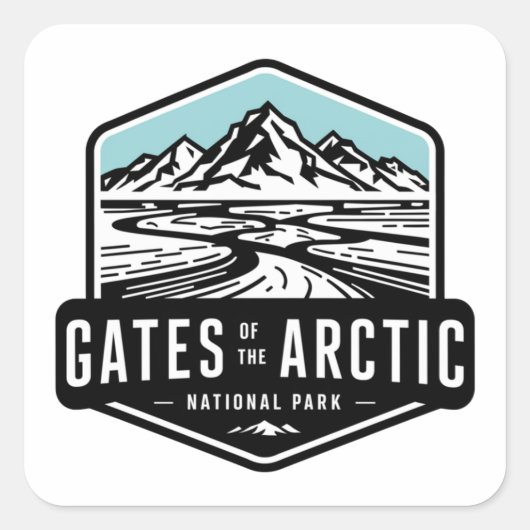 北極国立公園及び保護区のゲート スクエアシール (正面)