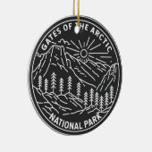 北極国立公園口アラスカモノリン セラミックオーナメント (右)