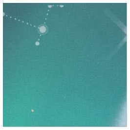 北極圏のオオカミと北極光を持つ幻想的な夜 ファブリック