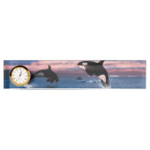 北極圏のシャチ海 デスクネームプレート (正面)