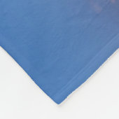 北極圏のシャチ海 フリースブランケット (角)