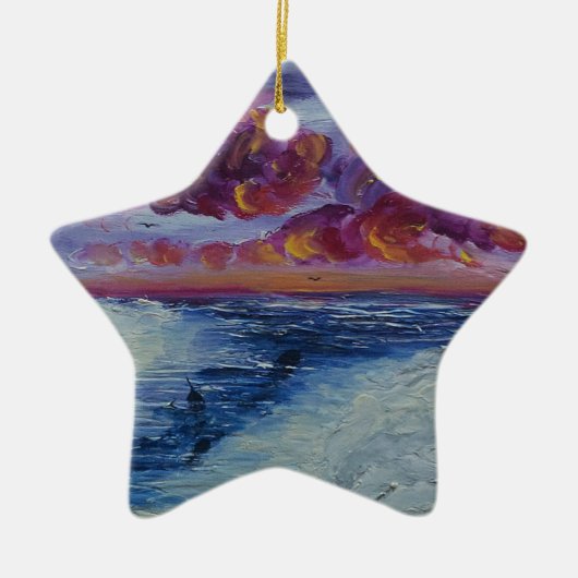 北極圏のナウラル セラミックオーナメント (正面)