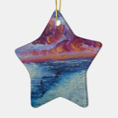 北極圏のナウラル セラミックオーナメント (左)