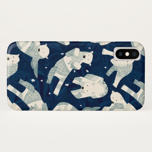 北極圏は真夜中 Case-Mate iPhoneケース (裏面(横))