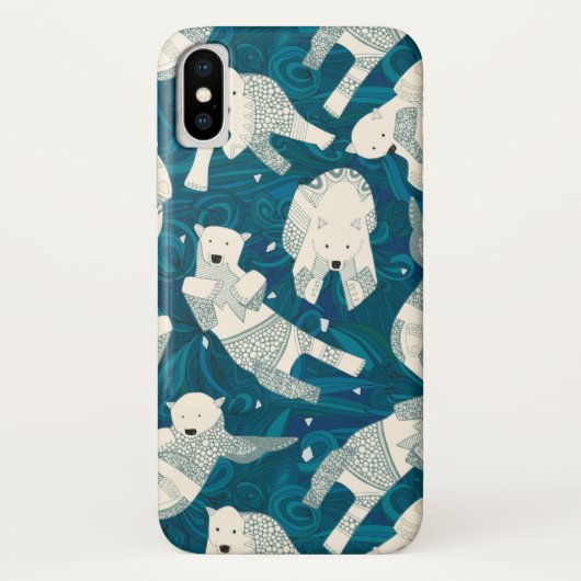 北極圏は青い Case-Mate iPhoneケース (裏面)