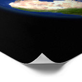 北極圏を示す全地球 ポスター (角)