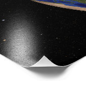 北極圏を示す地球の眺め フォトプリント            (角)