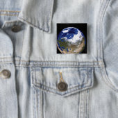 北極圏を示す地球の眺め 缶バッジ (インサイチュ)