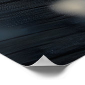 北極圏キツネと魅惑する青い目 ポスター (角)