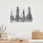 北極圏キャンパー1919 ポスター (キッチン)