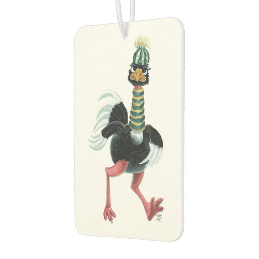 北極圏ダチョウ走 カーエアーフレッシュナー (左)