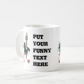 北極圏ダチョウ走 コーヒーマグカップ (正面左)