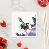 北極圏ダチョウ走 スタンダードカクテルナプキン (インサイチュ)