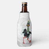 北極圏ダチョウ走 ボトルクーラー (ボトル正面)