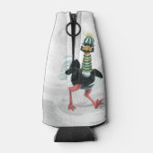 北極圏ダチョウ走 ボトルクーラー (裏面)