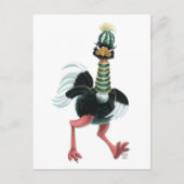 北極圏ダチョウ走 ポストカード (正面)