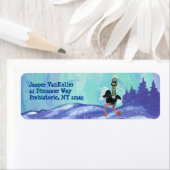 北極圏ダチョウ走 ラベル (インサイチュ)