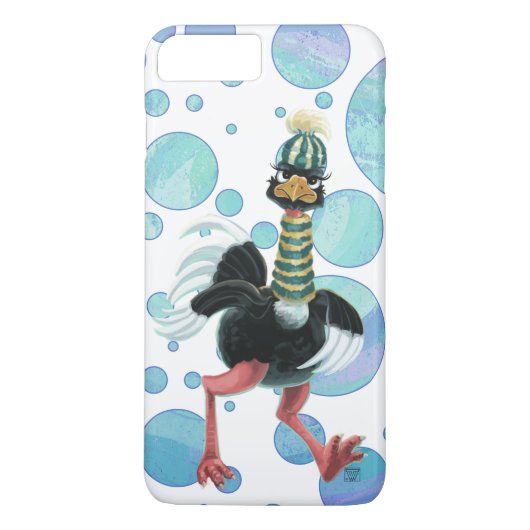 北極圏ダチョウ走 Case-Mate iPhoneケース (裏面)