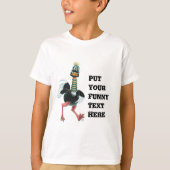 北極圏ダチョウ走 Tシャツ (正面)