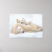 北極圏ファミリー キャンバスプリント (正面)