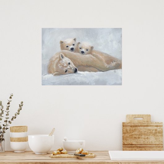 北極圏ファミリー ポスター (キッチン)